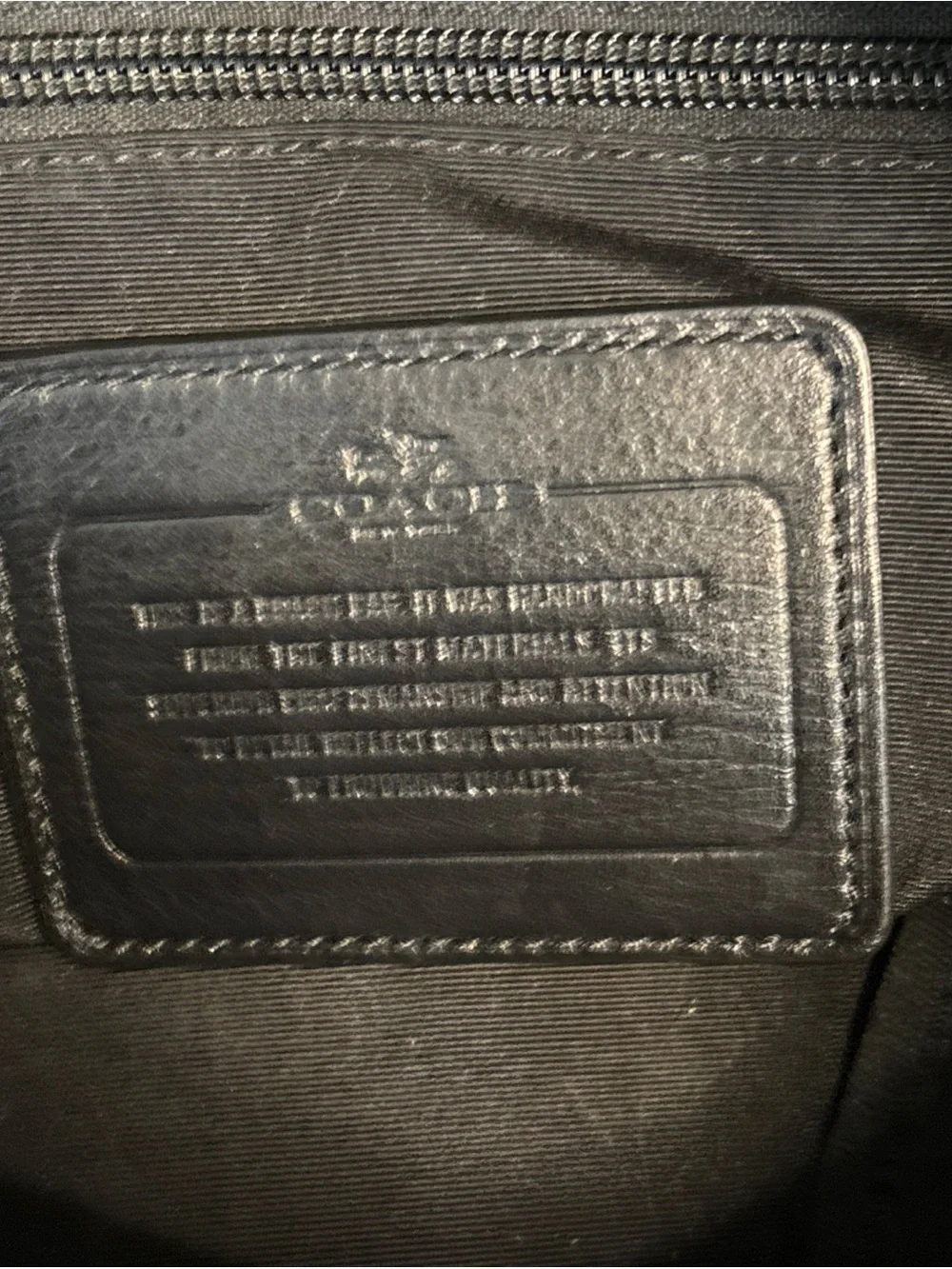 Coach Leather Travel Duffel Bag - Black
